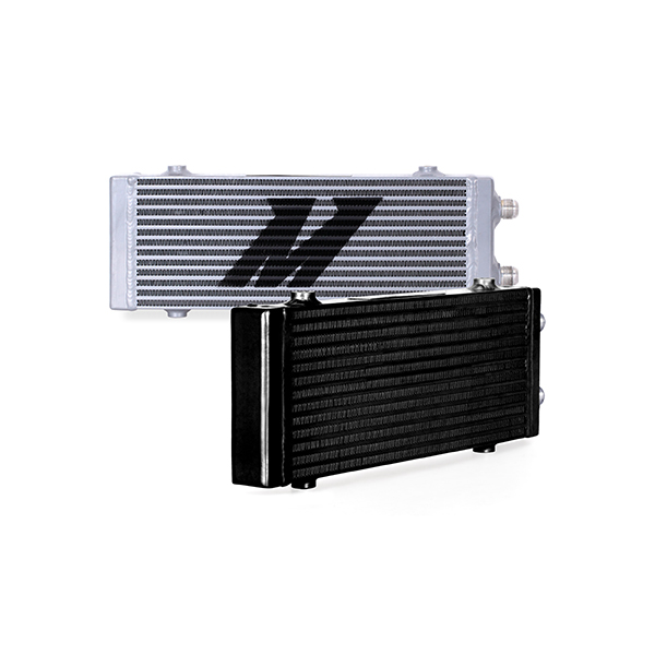 Mishimoto — Mishimoto Universal Medium Bar and Plate Dual Pass Black Oil Cooler - view 20